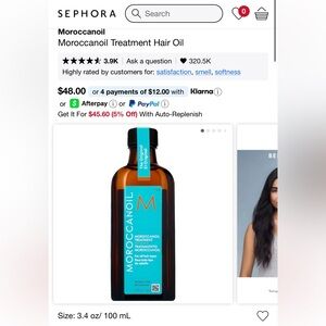 Moroccanoil Hair Treatment Elixir